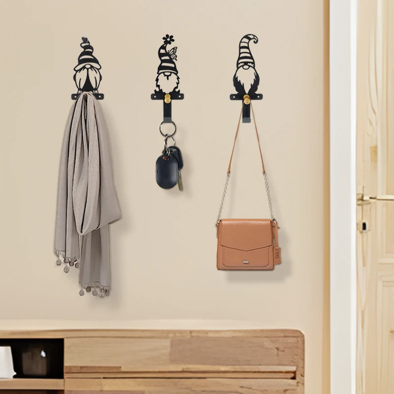 Wholesale Customized Color Metal Hanging Hooks Best Selling Creative Design Key Chain Hooks Holder