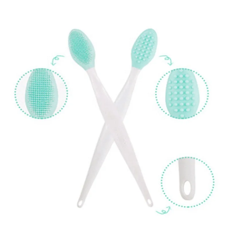  HCS Silicone Face Wash Brush Exfoliating Nose Clean Blackhead Removal Cleaning Massage Skin Care Beauty