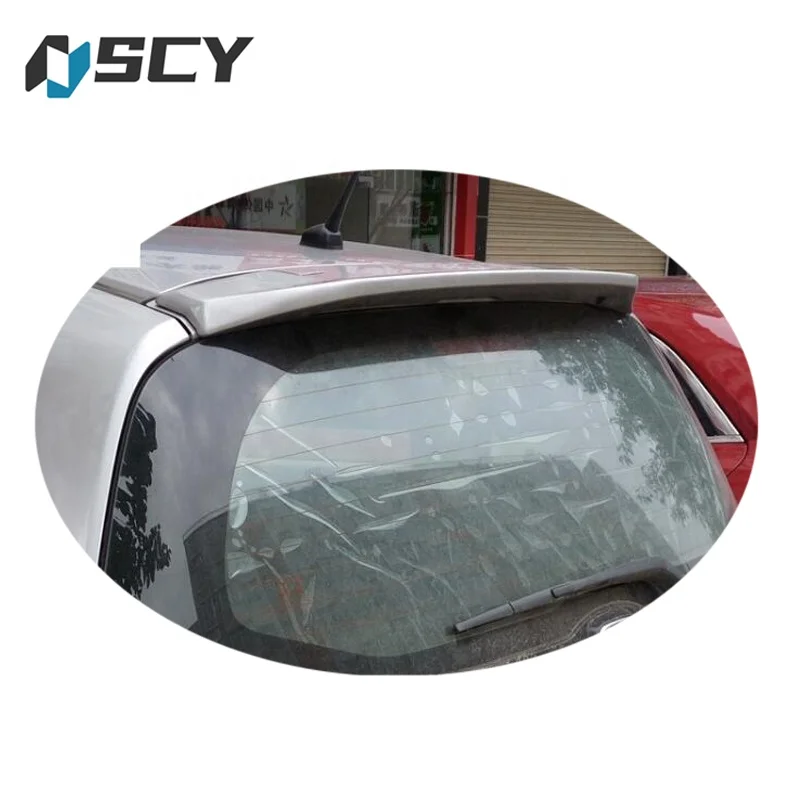 For Honda FIT/JAZZ spoiler 2008-2013 JAZZ rear spoiler style small ABS plastic Material Car Rear Wing Color Rear Spoiler