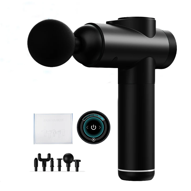 New High Quality Manufacturer USB C 6 Speed Handheld Professional Sports Electric Percussion Deep Tissue Muscle Massage Gun