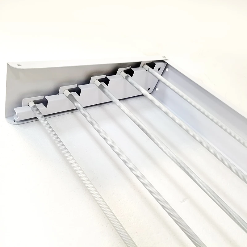 Wall Mounted Folding Drying Towel Rack Wholesale Hot Sale Aluminum Bathroom Towel Rack Clothes Rack Accessories Factory Outlet