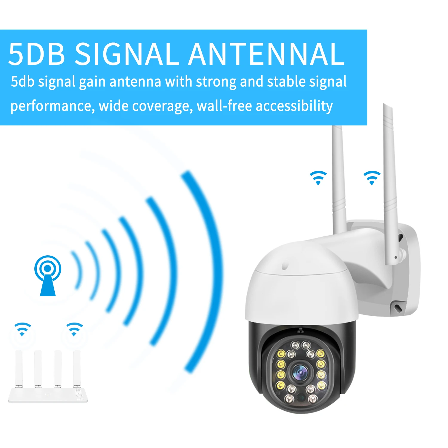 Инновационная Водонепроницаемая камера видеонаблюдения 360 градусов 4K IP Wi-Fi сетевая PTZ-камера безопасности
