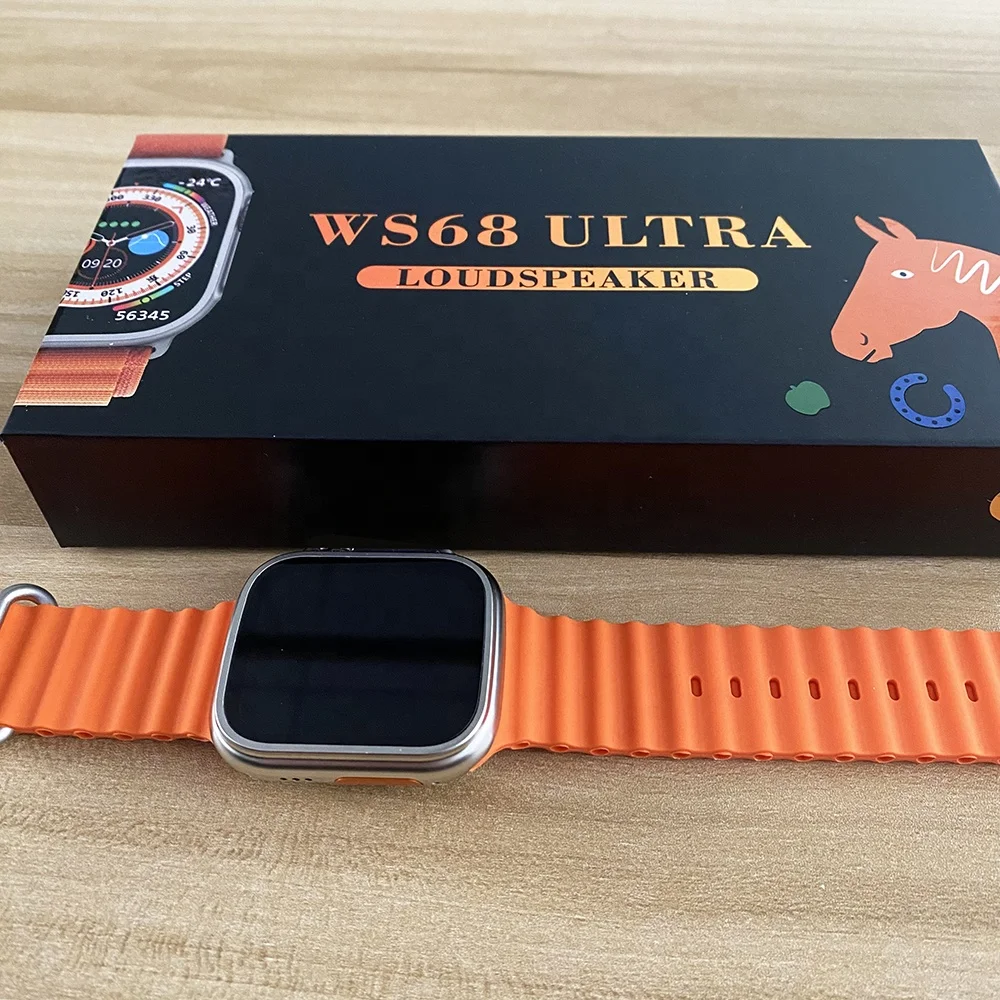 49mm 1.96inch Real screw Ultra Series 8 Smart watch WS68 WS008 WS58 WS28 WS18 Ultra Reloj inteligente IP68 Waterproof Smartwatch