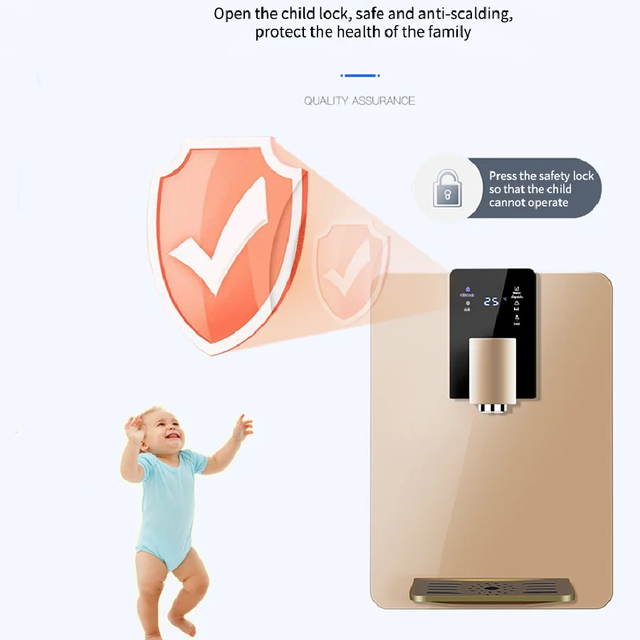 Korea style hot cold water dispenser/Vertical water dispenser compressor cooling/Three taps water dispenser