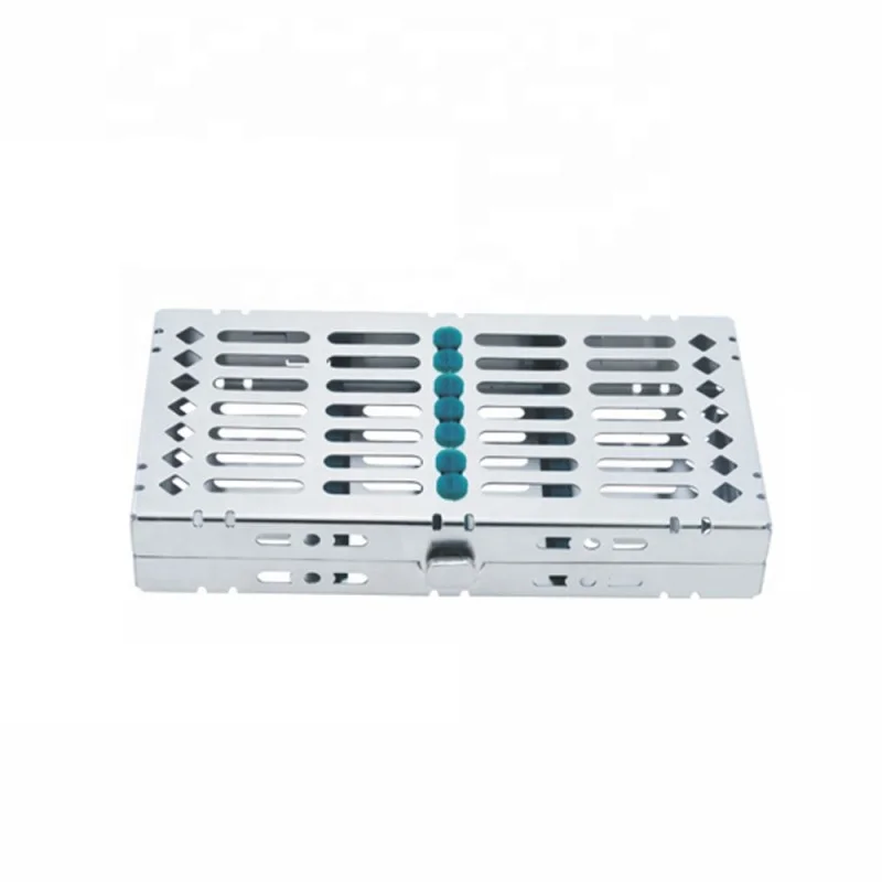 Medical 7 Pcs Sterilization Cassette Tray High Quality Fast Shipping Surgical Instrument Sterilization Containers Trays