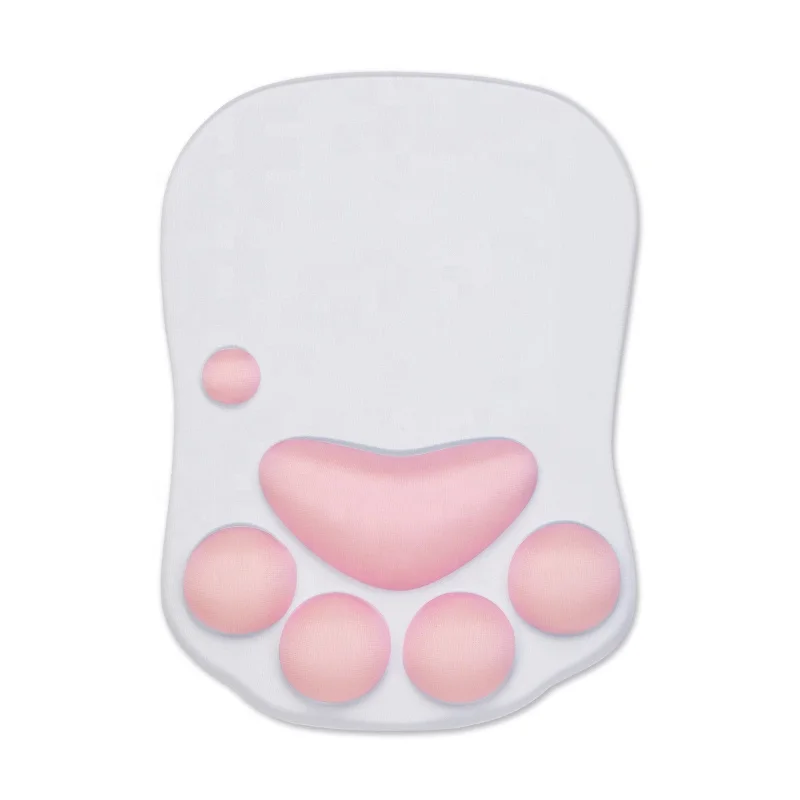 Factory promotion gifts New custom mouse  pad 3d  cat claws paw  anime silicone  wrist pad  gel mouse pad