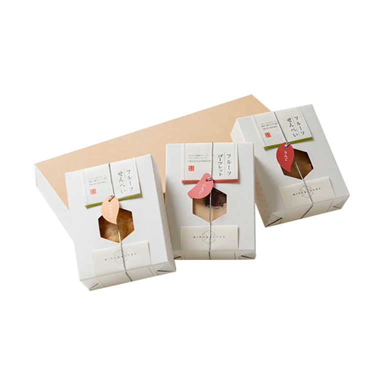 Japanese fresh taste apple fruit cracker wholesale round mix biscuits