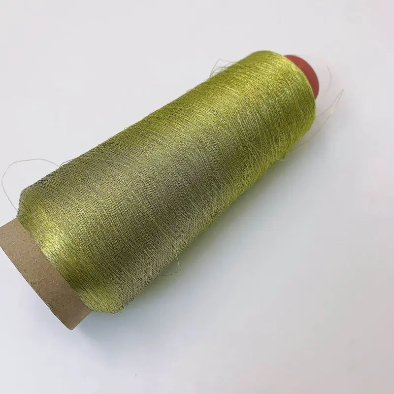 Echofriendly 5000M Metallic Sewing Thread 120D 2 Gold Embroidery Thread for Machine Use