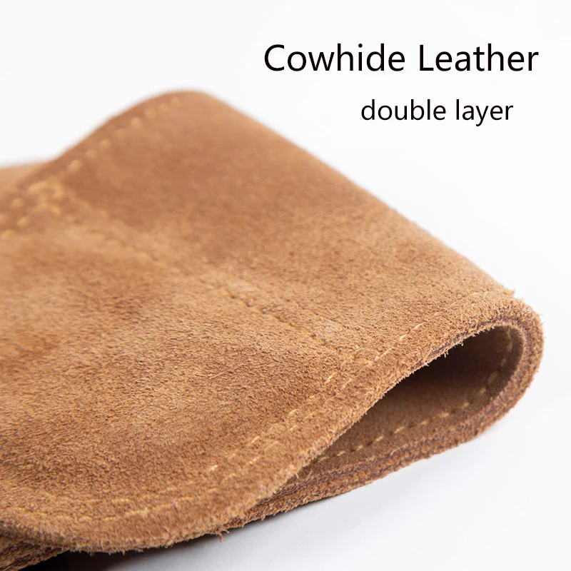 Adjustable Non-Slip Weight Lifting Grips Cowhide Leather Palm Pads For Deadlifts Pull-ups Wrist Wrap Gloves