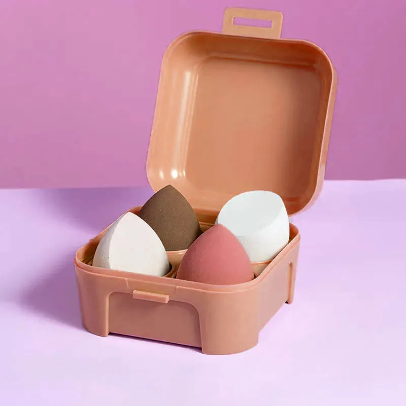 wholesale makeup sponge triangle white makeup remover sponge custom logo Non latex Beauty Sponge