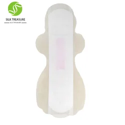 Super soft high absorbency anion 100 cotton sanitary pads ladies plus long night sanitary napkins