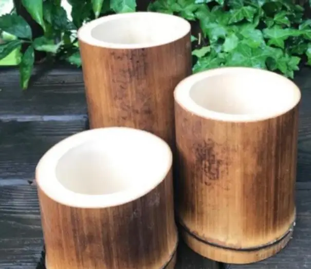 
Bamboo holder with wood package with custom logo scented candle 