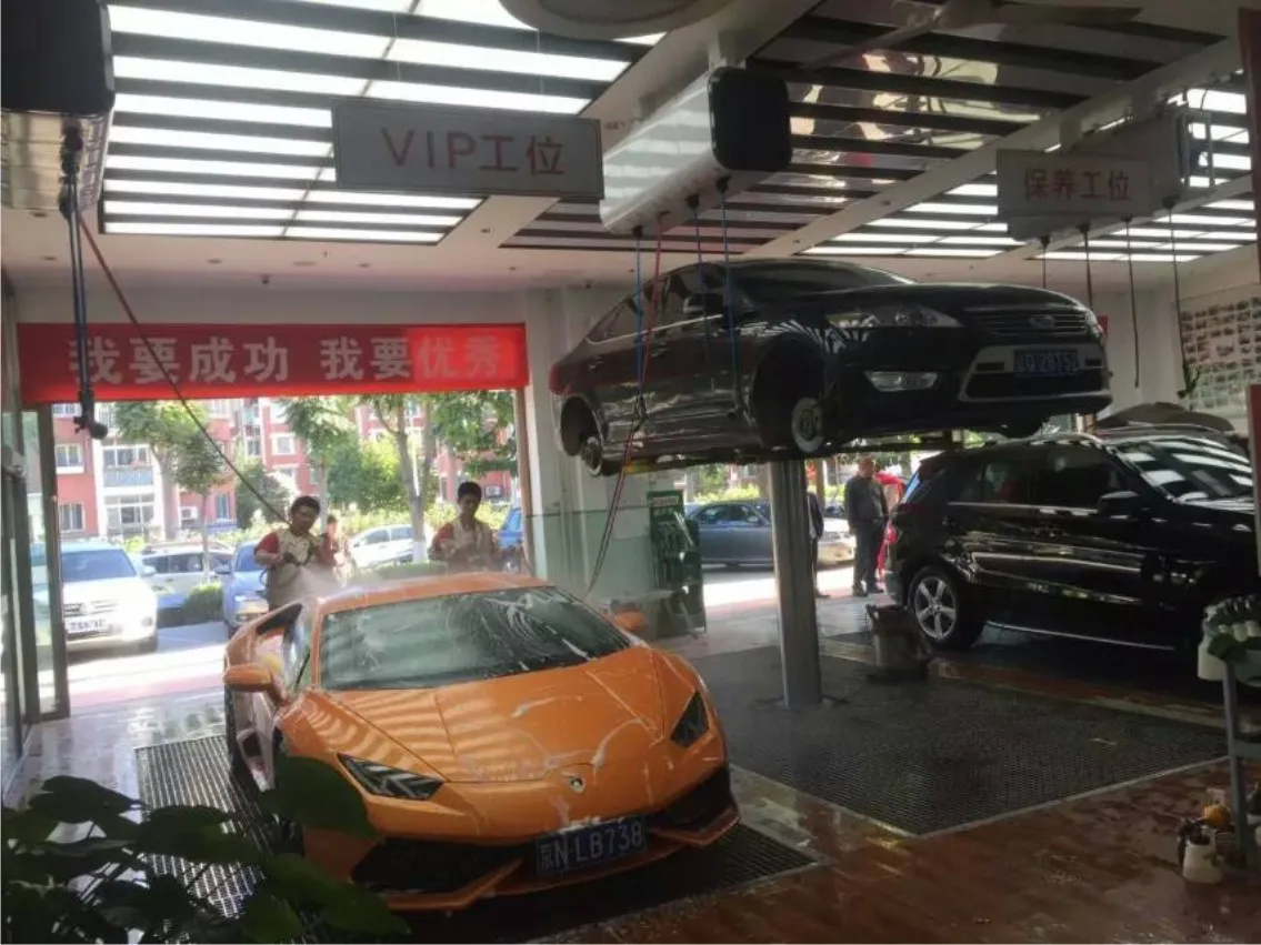 Hydraulic fixed portable single post car lift with 4T