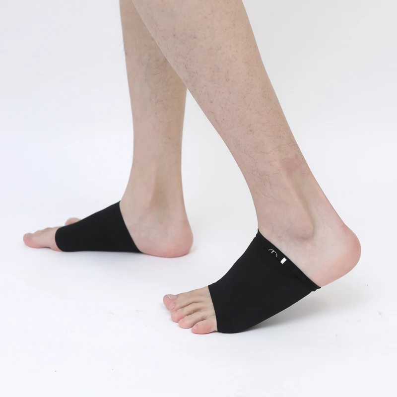 Outdoor Arch Support Sleeves Gel Pad Support Foot Heal Pain Relief Gel Cushioned Arch Support Socks Sleeve