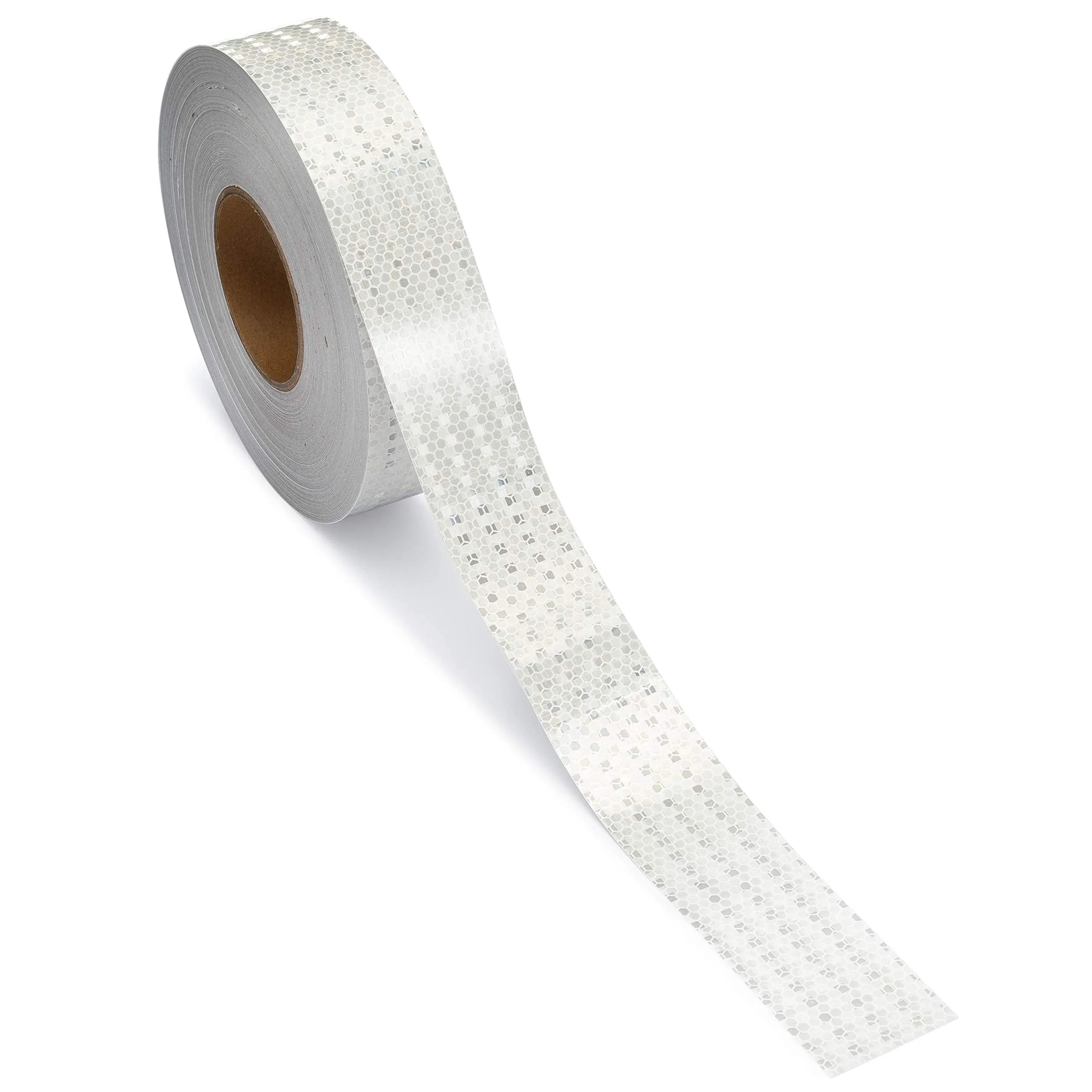 
Reflective Stickers Strips Tape For White Reflector PVC Excellent Material DOT Self Adhesive Weatherproof Heavy Duty Glue 