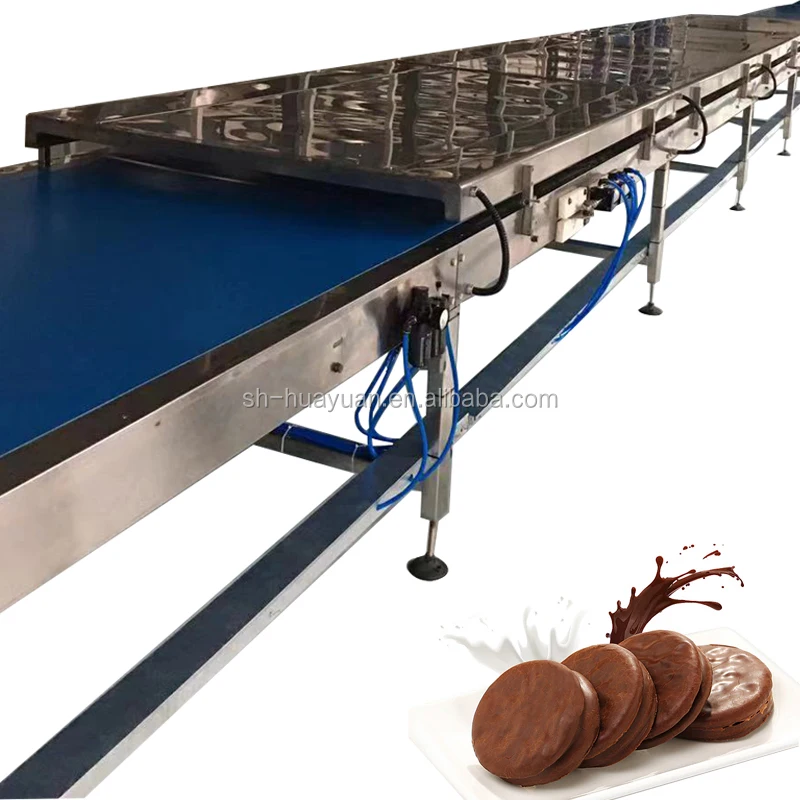 Factory Supply Full Automatic Chocolate Pie Cake Production Line