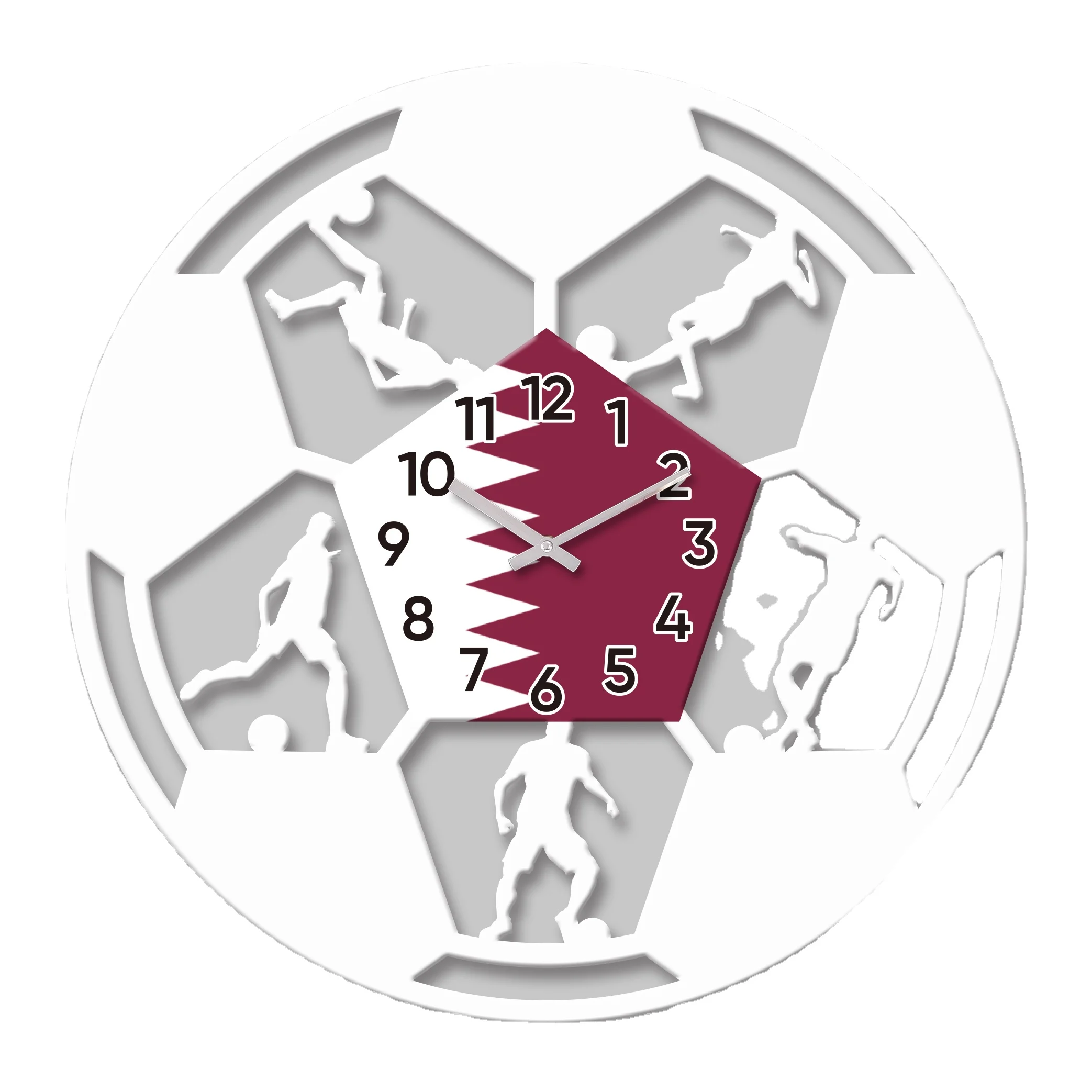 New design MDF wall clock  &watch for world cup