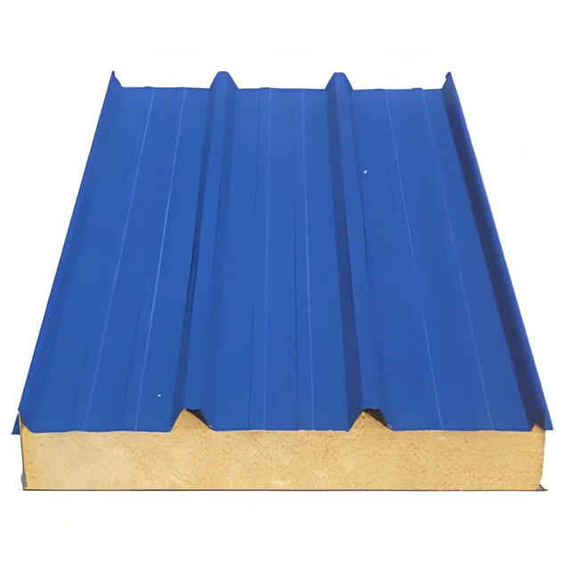 Polyurethane Rock Wool Sandwich Panel Foam Filled Wall & Insulated Roof Fiberglass Walls for Puff Acc Roof Insulation