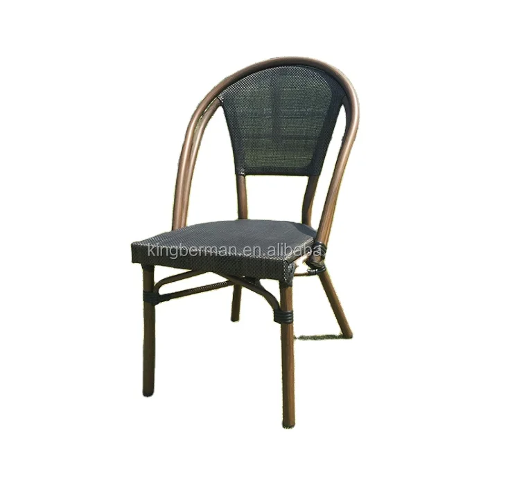 Top Selling French Bistro Chair Full Mesh Chair Used Outdoor Furniture