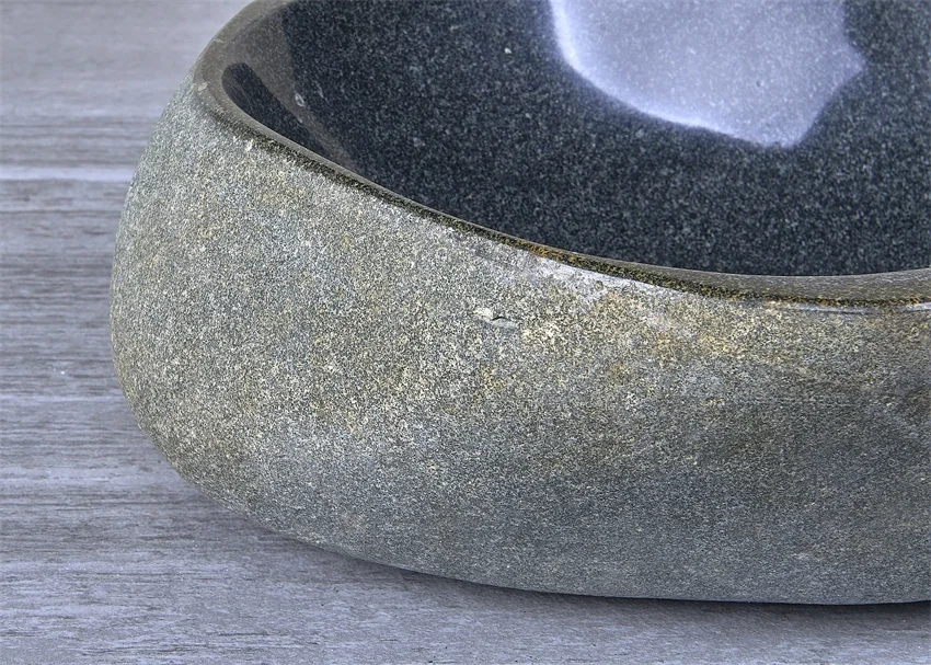 Rock granite bathroom sink