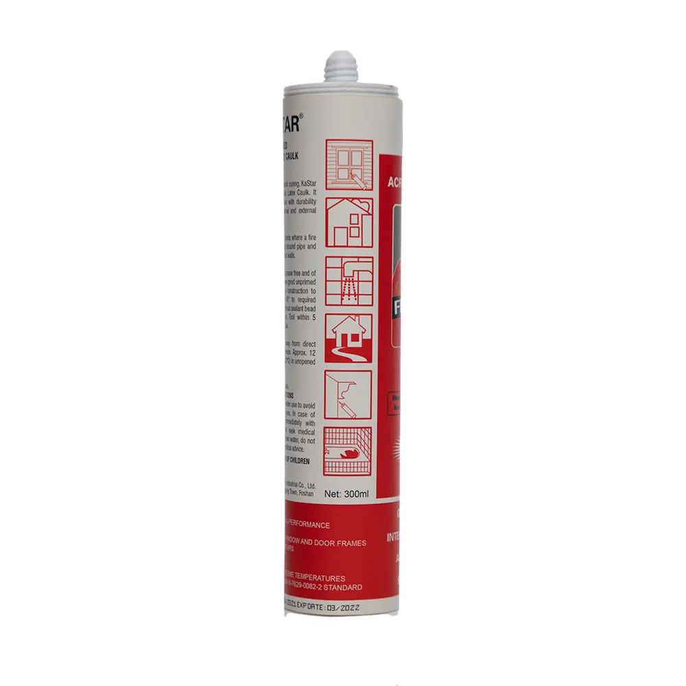 Kastar Weatherproof Weatherproof Neutral Fireproof Acrylic Sealant For Glass Doors Fire Resistant Safe Waterproof And Fireproof