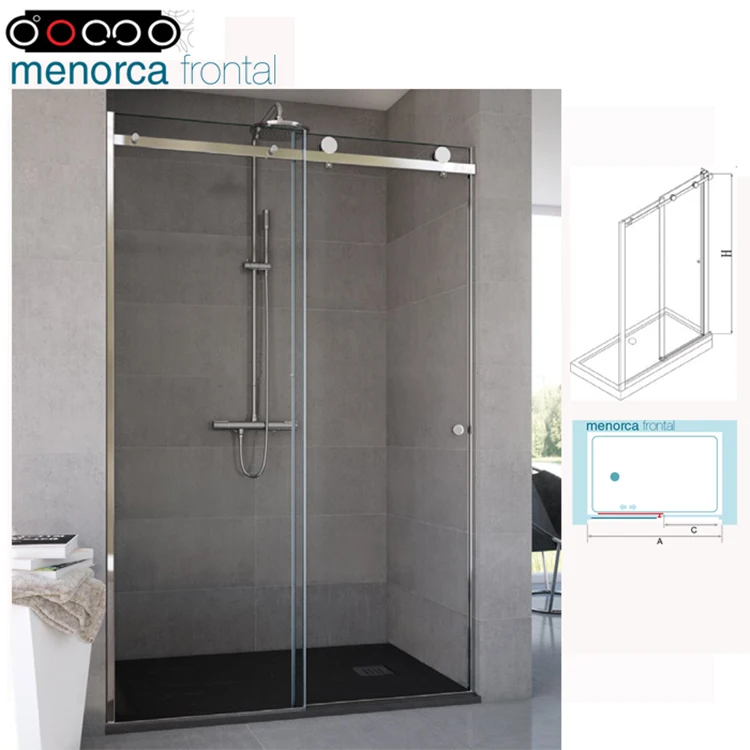 Factory Price Tempered Glass Modern Shower Enclosure Hinged Shower Enclosure