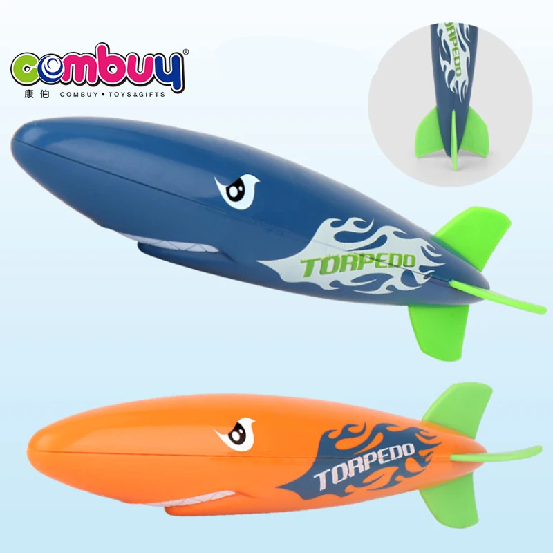 Swimming kids play game torpedo diving pool toys set