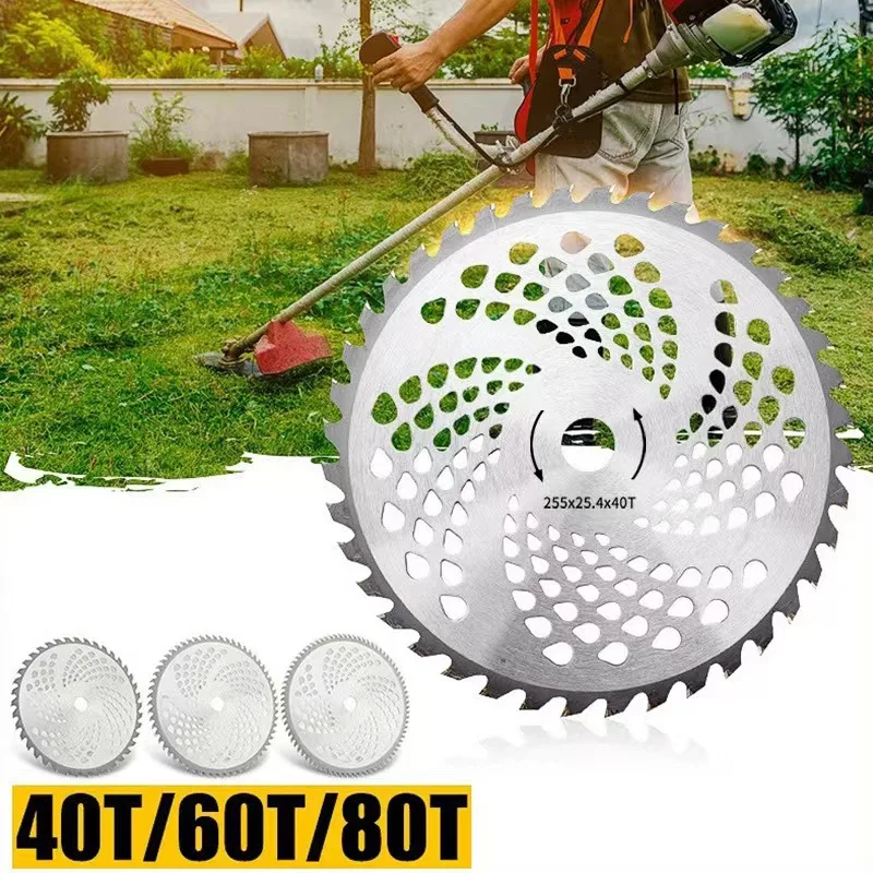 Brush Cutter Saw Blade for Wood Aluminium Plywood Steel Plastic Cutting Disc grass cutter blade