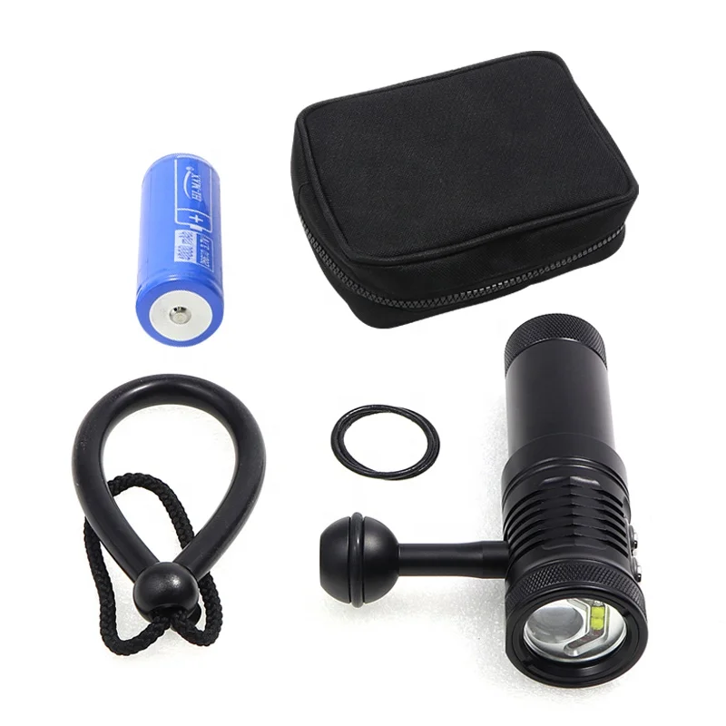 Hi-max V17 Professional Dimmable Underwater Photograph Video Diving Flashlight