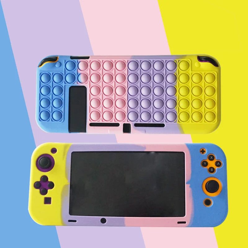 Чехол Fidget Popper всплывающий силиконовый защитный чехол для Nintendo