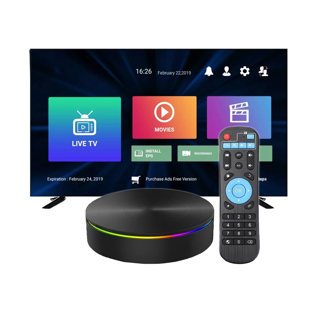 2024 best server Lion trex Strong 4k Android Smart IPTV Box Subscription Android TV box Megaott