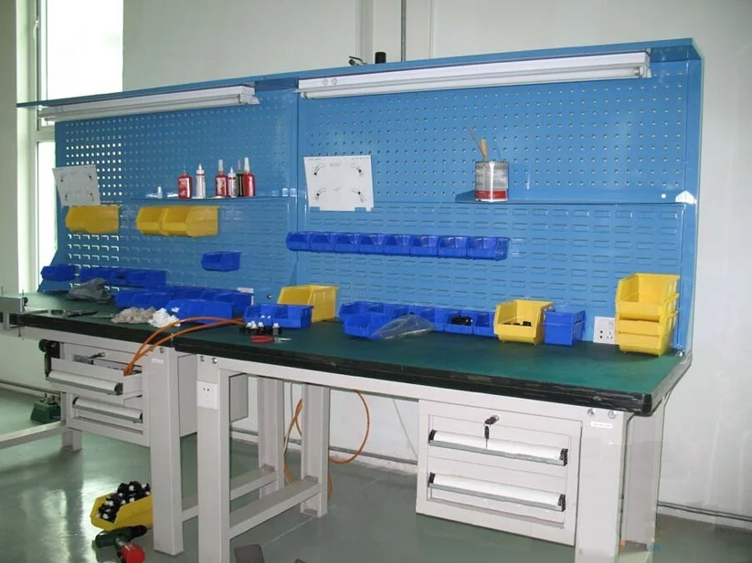 Custom Size Industrial Professional Table Technician Adjustable Heavy Duty Workbench Drawer