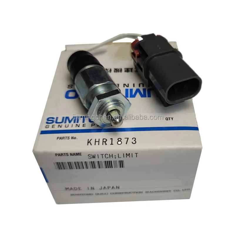 Original Excavator Parts Limit Switch Hydraulic Lockout Switch KHR1873 For SH75-3B SH120A3 SH200A3 SH330A3 SH470A3