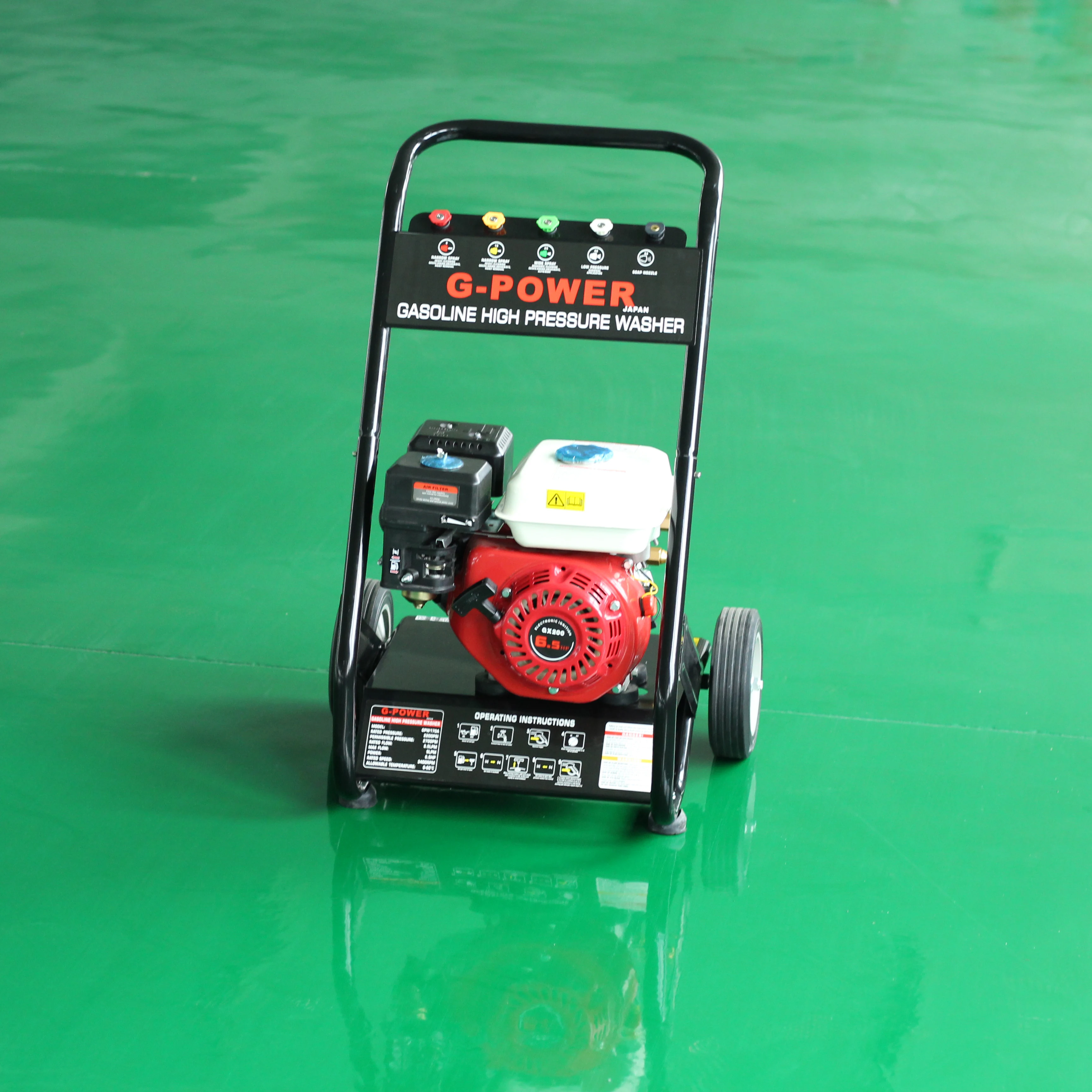 6.5HP 4-тактный ОВ с датчиком масла 150Bar 2200psi бензиновый двигатель высокого давления