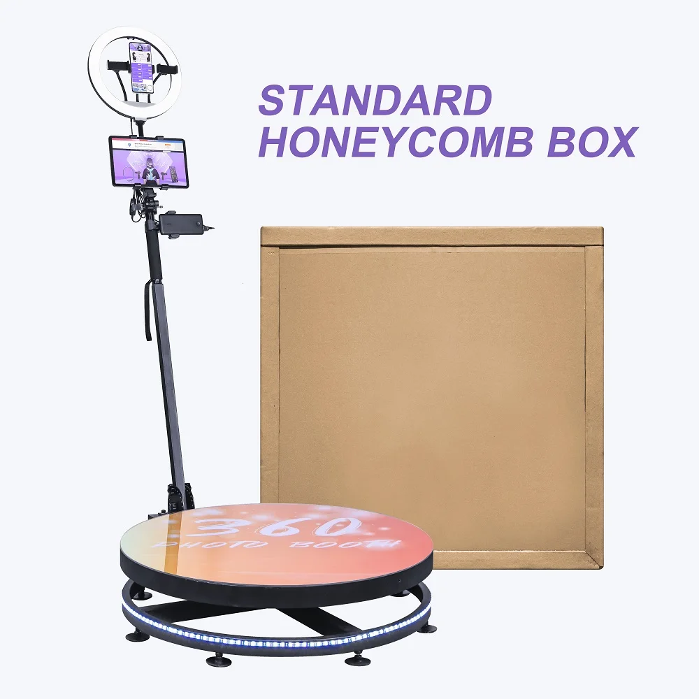 Selfie Rotating Camera Ipad Video Photobooth Machine Automatic Degree 360 Photo Booth