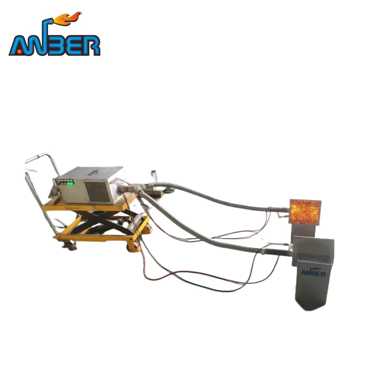 Thermal combustion equipment infrared ray radiating liquefied natural gas full premixed burner