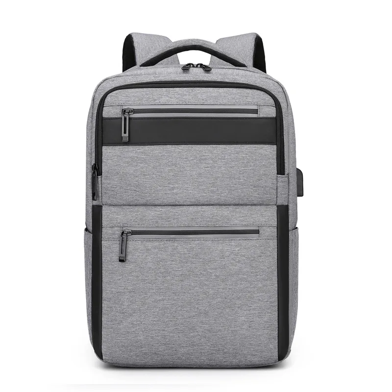Leisure business computer multi-functional USB interface male large capacity computer backpack for man