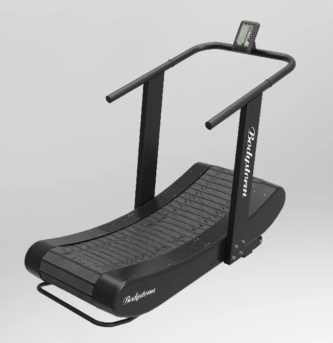 Commercial Curved Electric Wood Running Machine Home Use Gym Treadmill for Body Building without Heart Rate Test