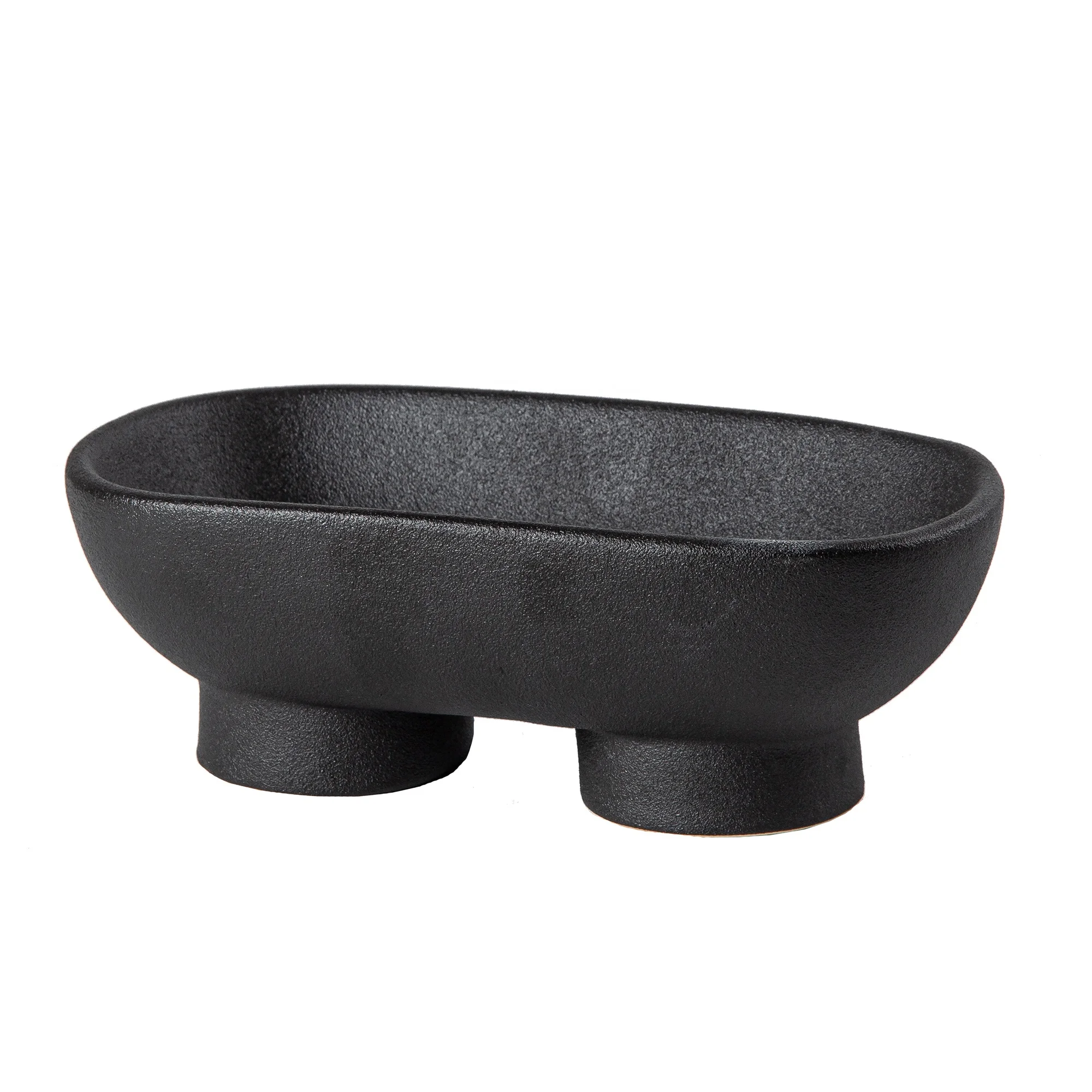 Limitless Series ceramic serving tray interior decor sculpture