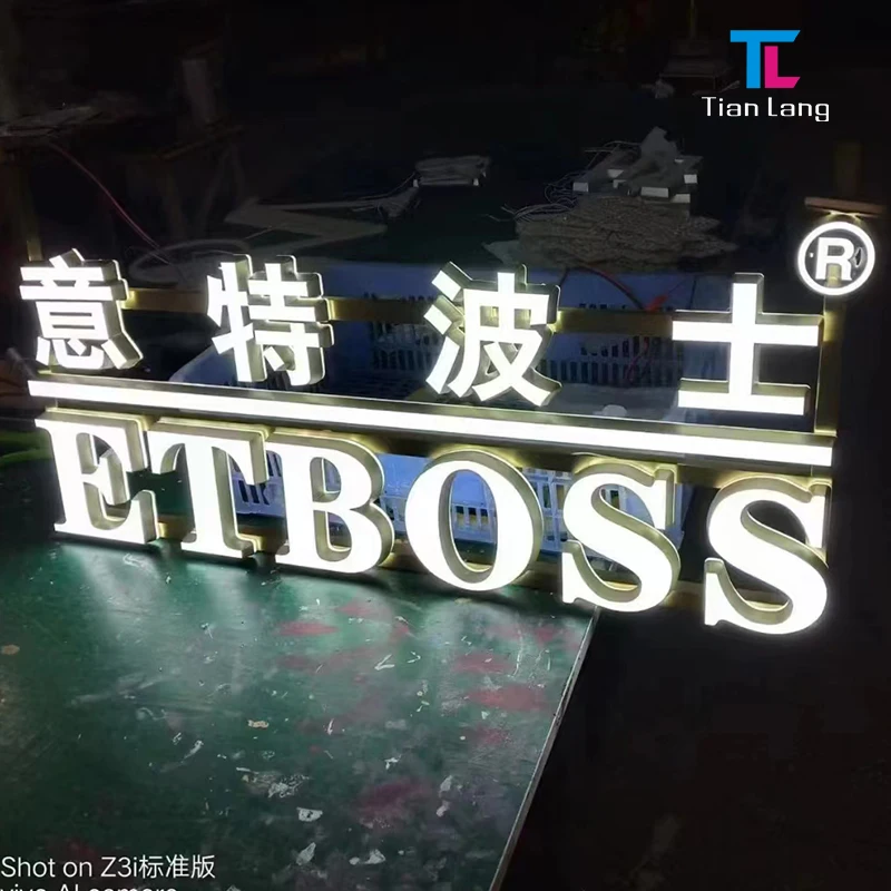 Custom LED Neon 3d Infinity Mirror Acrylic Light Box Outdoor Hang Marquee Letters Sign Design Effect Neon Sign Wall Decoration