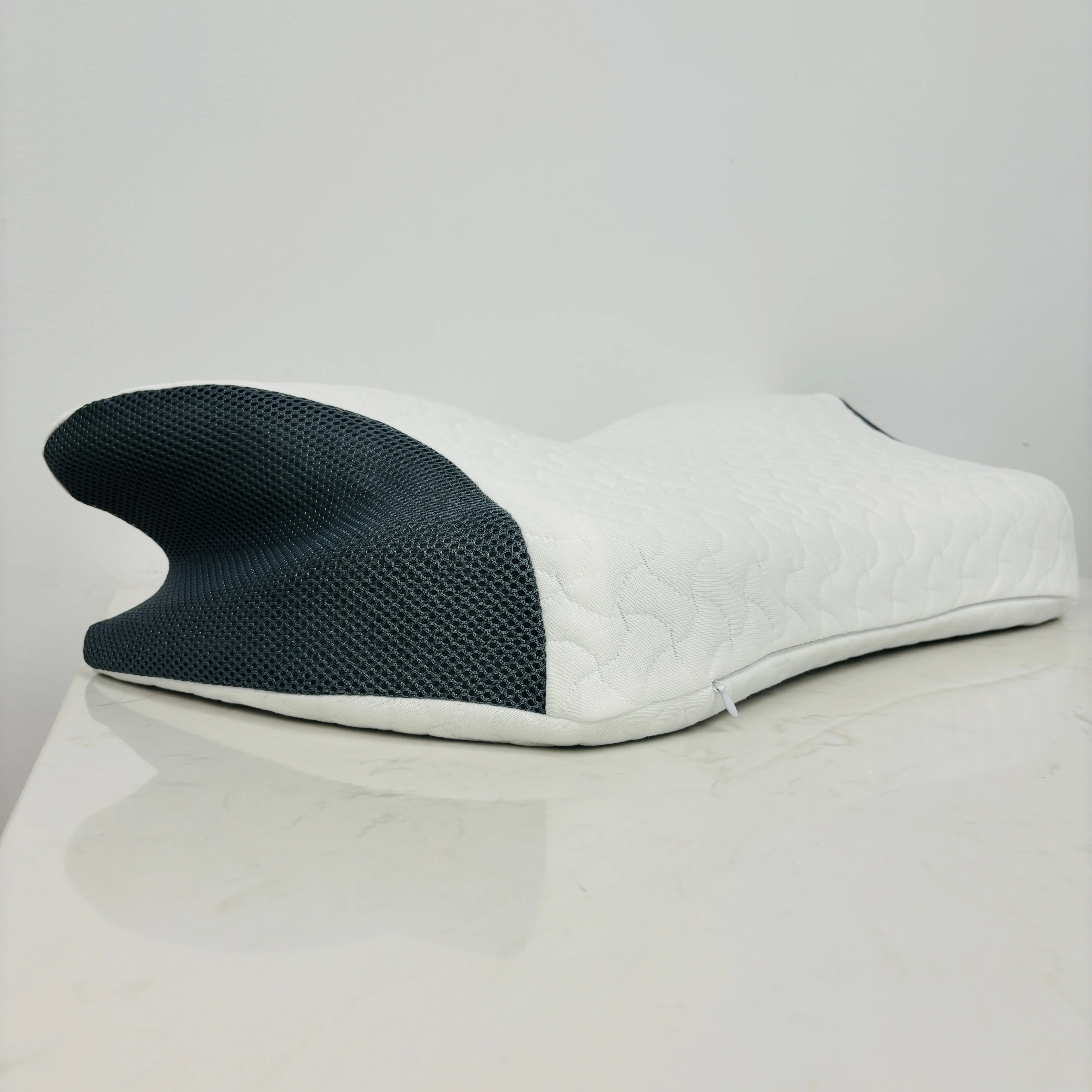 Contour Memory Foam Orthopedic Pillow for Shoulder Pain Ergonomic Head Neck Support Pillow for Side/Back/Stomach Sleepers