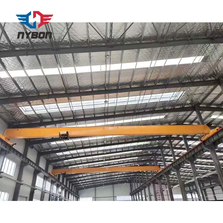 Light Weight 1ton 2ton 3ton 5ton Single Beam Overhead Crane with 5 Cbm Grab