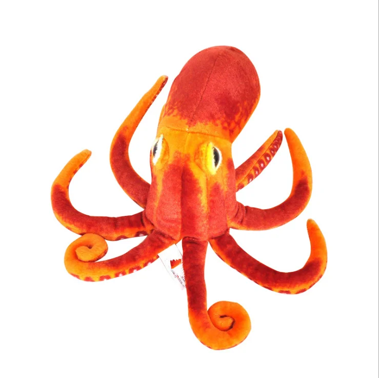 Wholesale simulation marine animal plush toys children pillow squid octopus home decoration plush toys