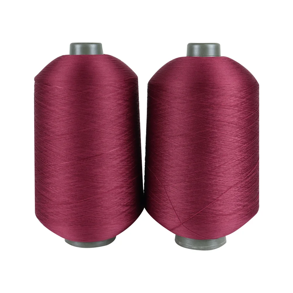 Factory Hot Sale 75D36F2 Polyester High Stretch Yarn Flyknit Shoe Uppers Yarn