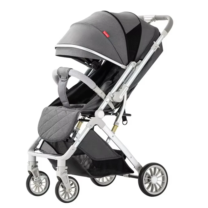 Carseat Combo Buggy Baby Stroller 3 in 1 quickly release wheels reversible handle High Landscape Lightweight Baby Stroller