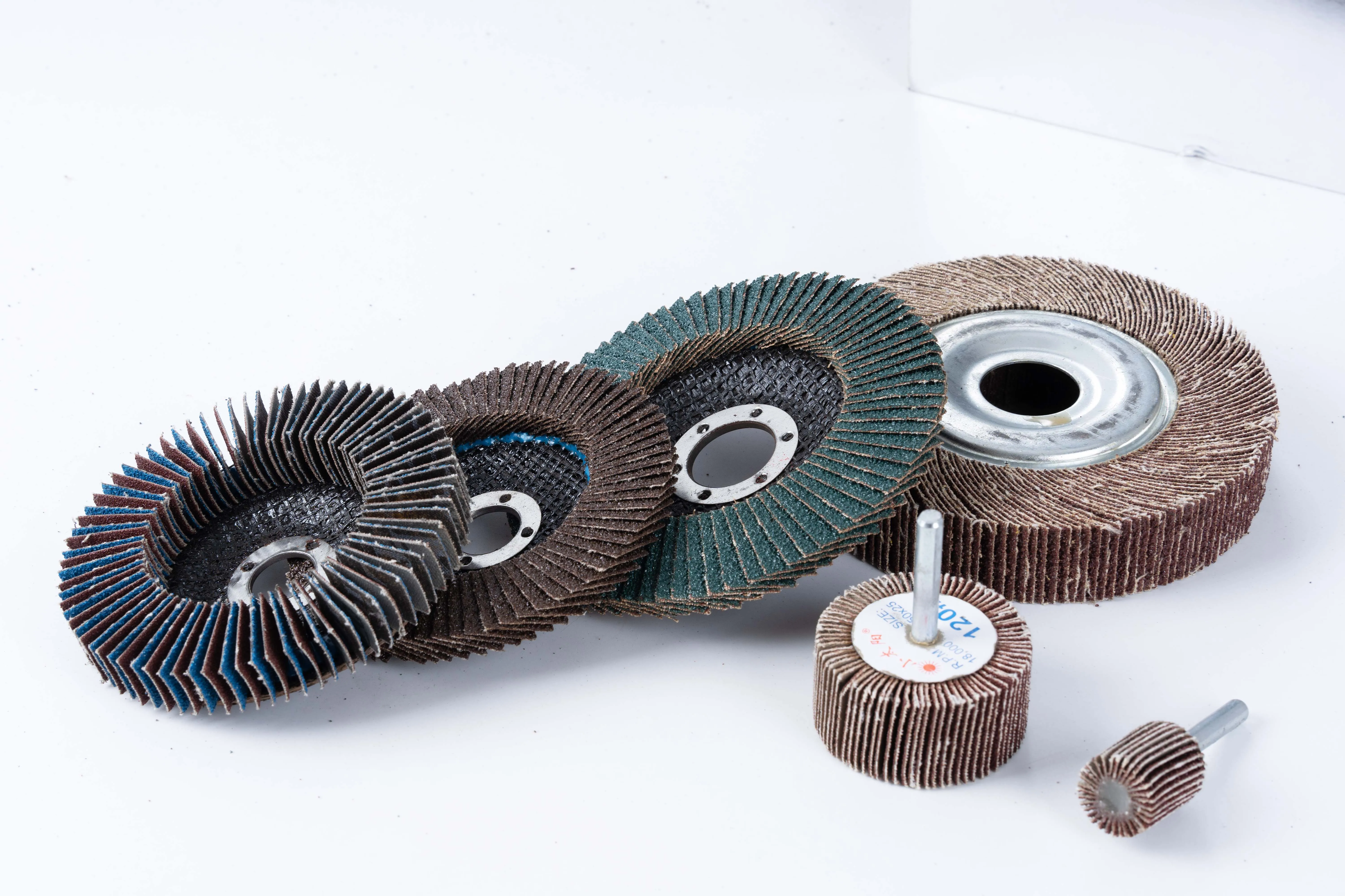 4.5 Inch Zirconia Aluminum Oxide abrasive tools mesh cover flexible flap disc grinding wheel