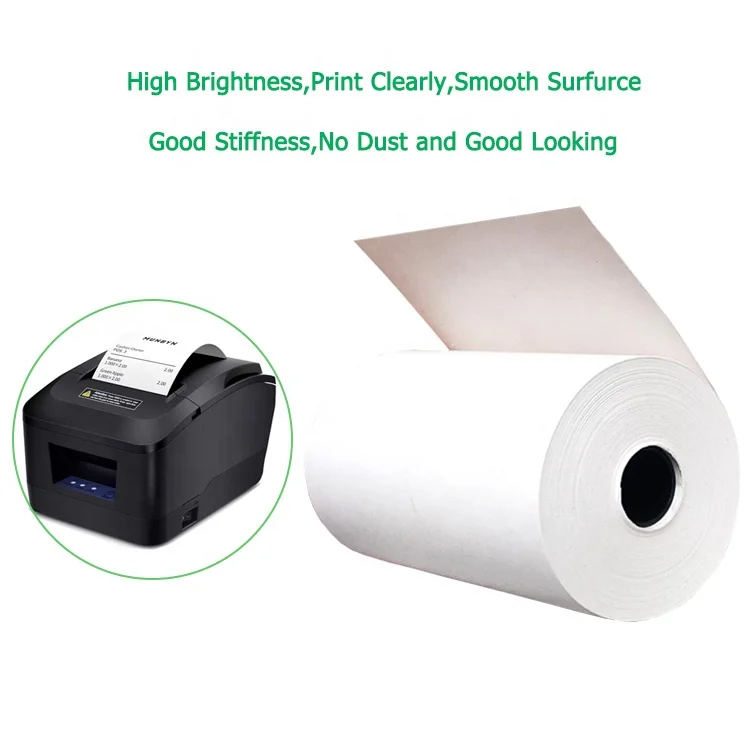 Factory Supplier 57x40mm 80g Thermal Printer Paper Roll Cash Receipt Paper Cash Register Credit Card POS Machine FSC Certified