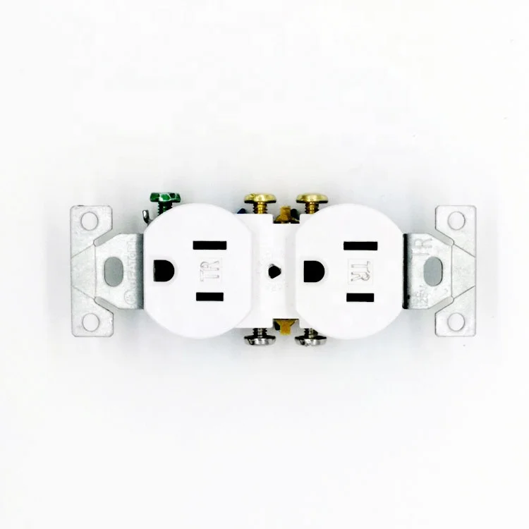 Popular Style 6 Pins Wall Outlets Brass Electric Extension Raw Materials Six Pins Socket Metal Accessories Stamping Bending Part