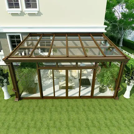 aluminium lowes sunroom glass house outdoor glass room china home solarium price vertical glass sunshine solarium