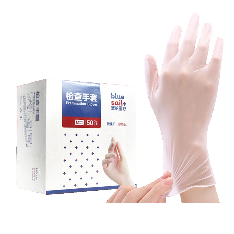 
Disposable pvc antibacterial household safety working hdpe hand exam gloves surgical 
